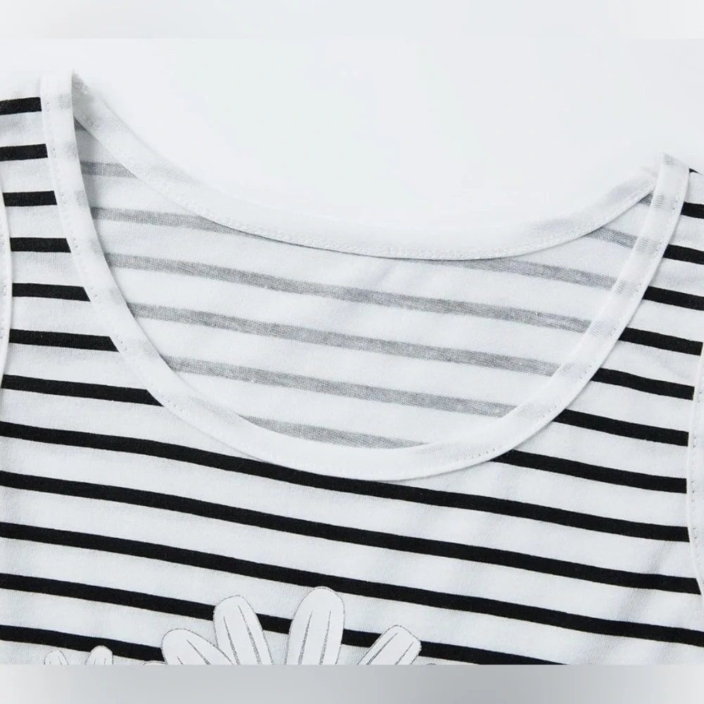 NEW Striped Daisy Kids Pajamas Set